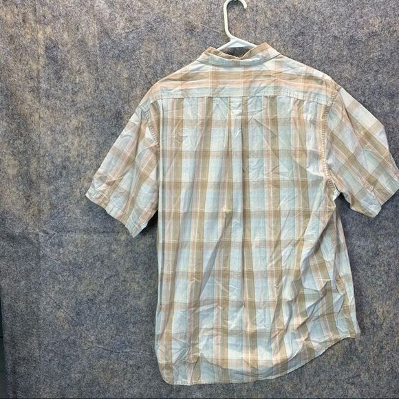 Calvin Klein Shirt Men's Large Adult Cream  Long Sleeve Cotton Lightweight - Picture 8 of 10